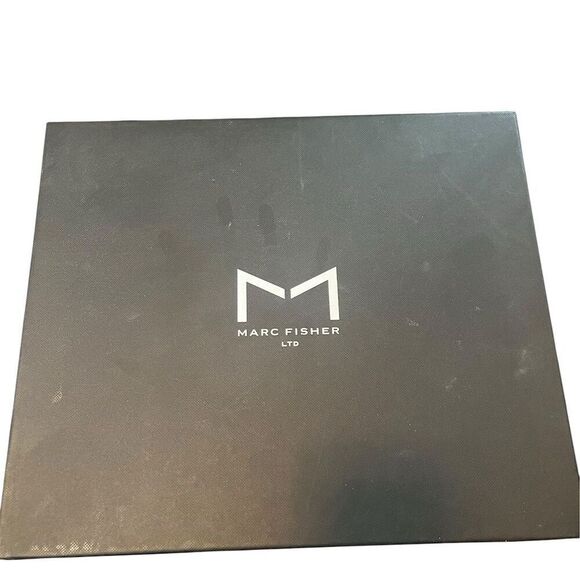 NWT MARC FISHER LTD NELLY ANKLE STRAP WEDGE SANDALS IN LIGHT NATURAL SIZE 9 - Picture 4 of 6